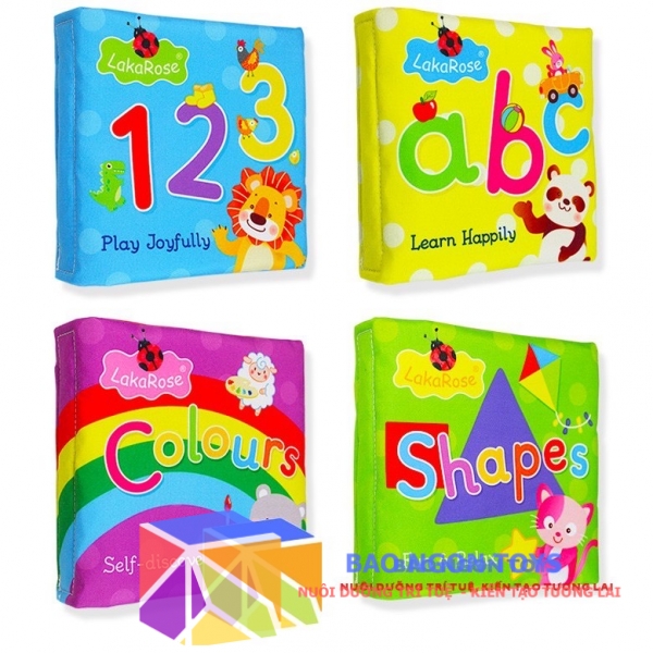 SÁCH VẢI TIẾNG ANH "LAKAROSE" NHIỀU CHỦ ĐỀ - QUYỂN TỪ ĐIỂN ĐẦU TIÊN CHO BÉ - BAO NGON TOYS