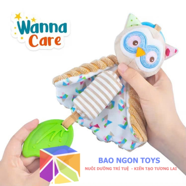Đồ chơi treo nôi chuông gió leng keng chủ đề động vật dễ thương, đồ chơi tương tác thú bông dành cho bé sơ sinh - BAO NGON TOYS -DV114