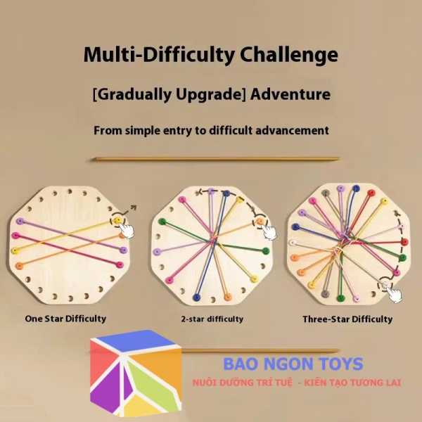 Đồ chơi giải đố gỡ nút dây xoắn, board game rèn luyện tư duy IQ, giải trí vui nhộn dành cho cả gia đình cùng chơi, ROPE BREAKING GAME- DG401