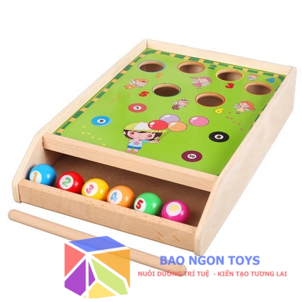 Bộ đồ chơi bàn bia thu nhỏ, đồ chơi vận động giải trí giúp bé phát triển vận động tinh, vui chơi cùng bạn bè - BAO NGON TOYS - DG245
