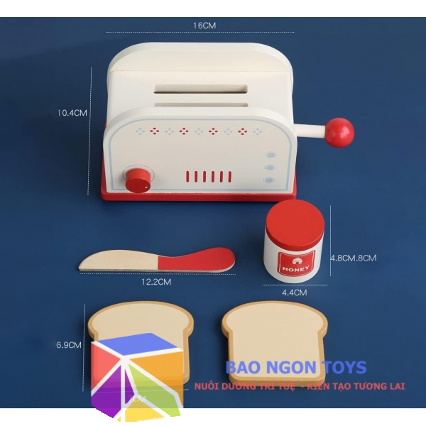 Đồ chơi nhập vai đầu bếp máy nướng bánh máy pha cà phê giúp bé phát triển trí tưởng tượng và giải trí cùng bạn bé - DG47