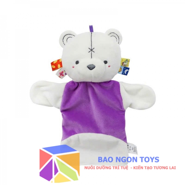 Rối tay vải hình thú dùng kể chuyện cho bé, đồ chơi tương tác cho trẻ mầm non, đồ chơi nhập vai - BAO NGON TOYS - DV11 