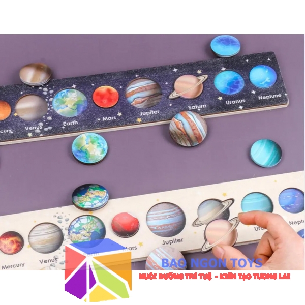 Đồ chơi xếp các hành tinh, hệ mặt trời, giúp bé phát triển trí tưởng tượng và làm quen thiên văn học - BAO NGON TOYS - DG158 (1)