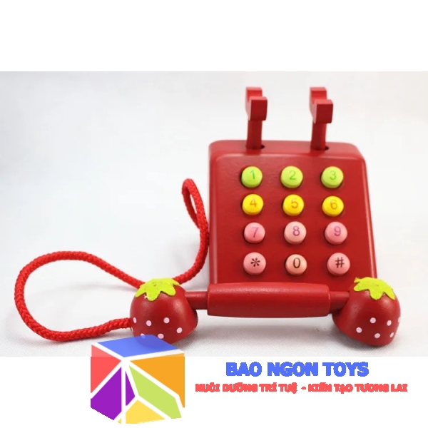 Đồ chơi nhập vai điện thoại bàn giúp bé vui chơi cùng bạn bè, phát huy trí tưởng tượng - BAO NGON TOYS - DG270