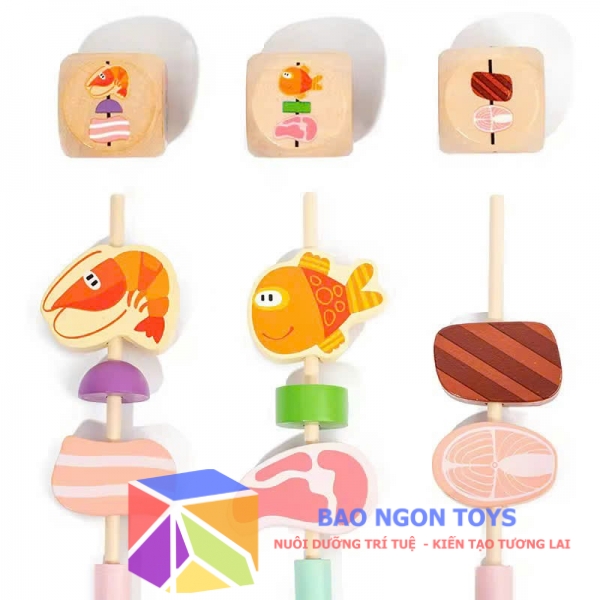 Đồ chơi nhập vai đầu bếp lò nướng BBQ giúp bé phát triển kỹ năng nhập vai, vui chơi cùng bạn bè - BAO NGON TOYS - DG339
